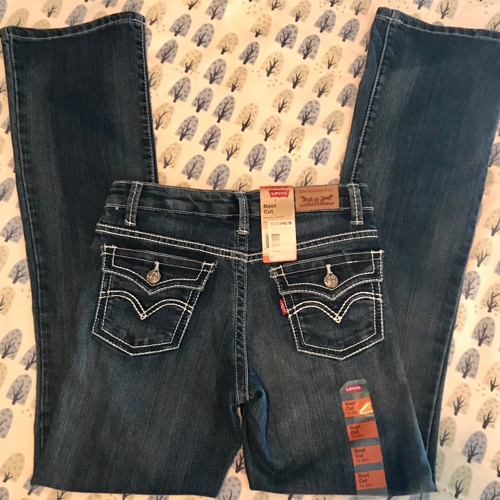 Girls’ Levi’s Slim Boot Cut Jeans- NWT!